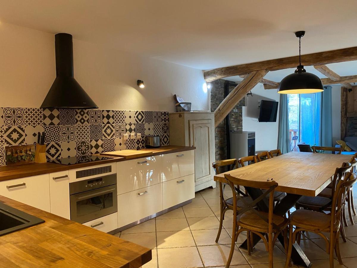 La Grange Auguste Avec Sauna Jacuzzi Venosc Luaran gambar