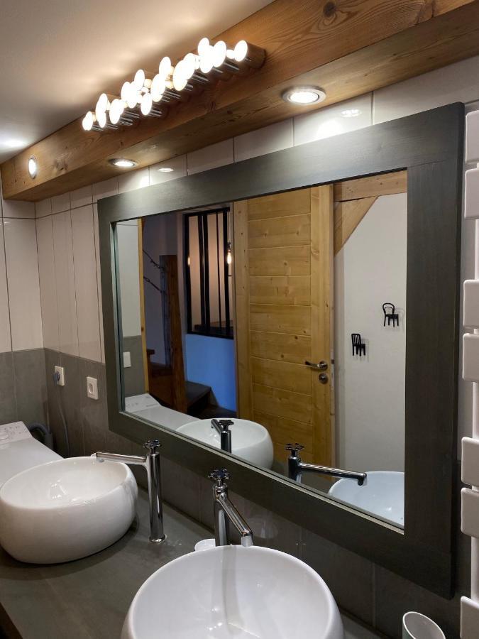 La Grange Auguste Avec Sauna Jacuzzi Venosc Luaran gambar
